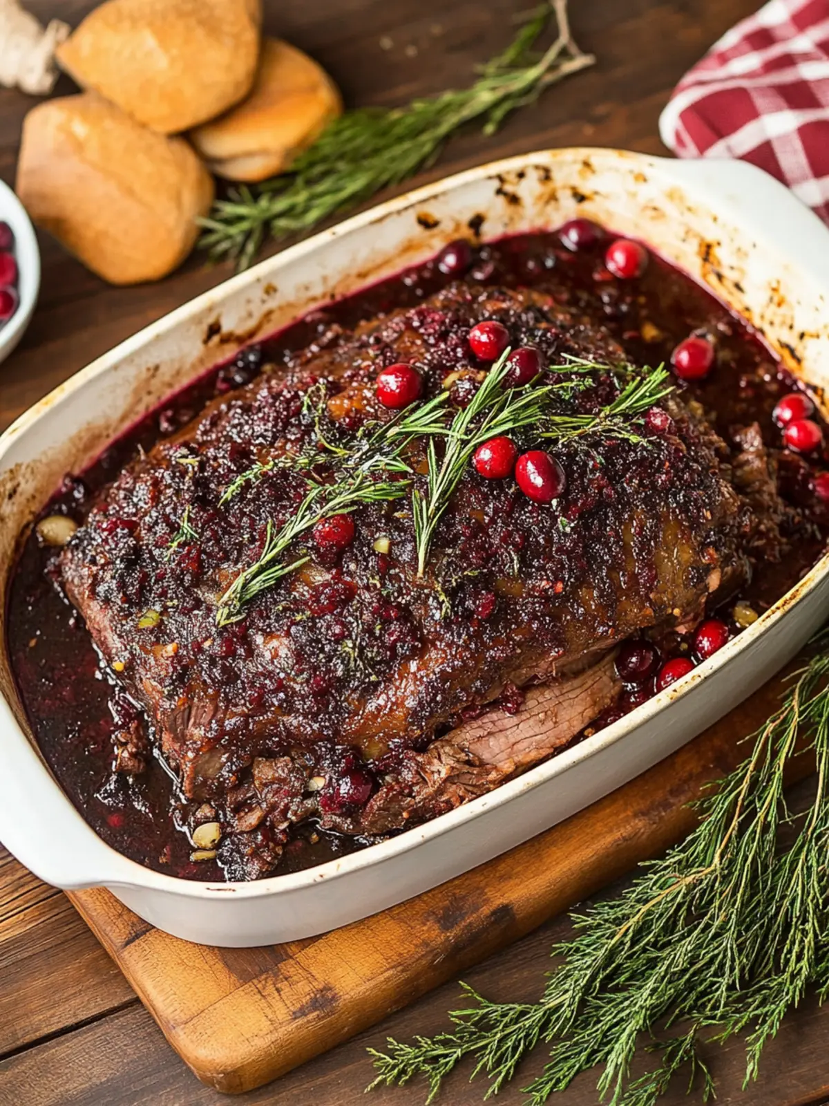 cranberry holiday beef brisket