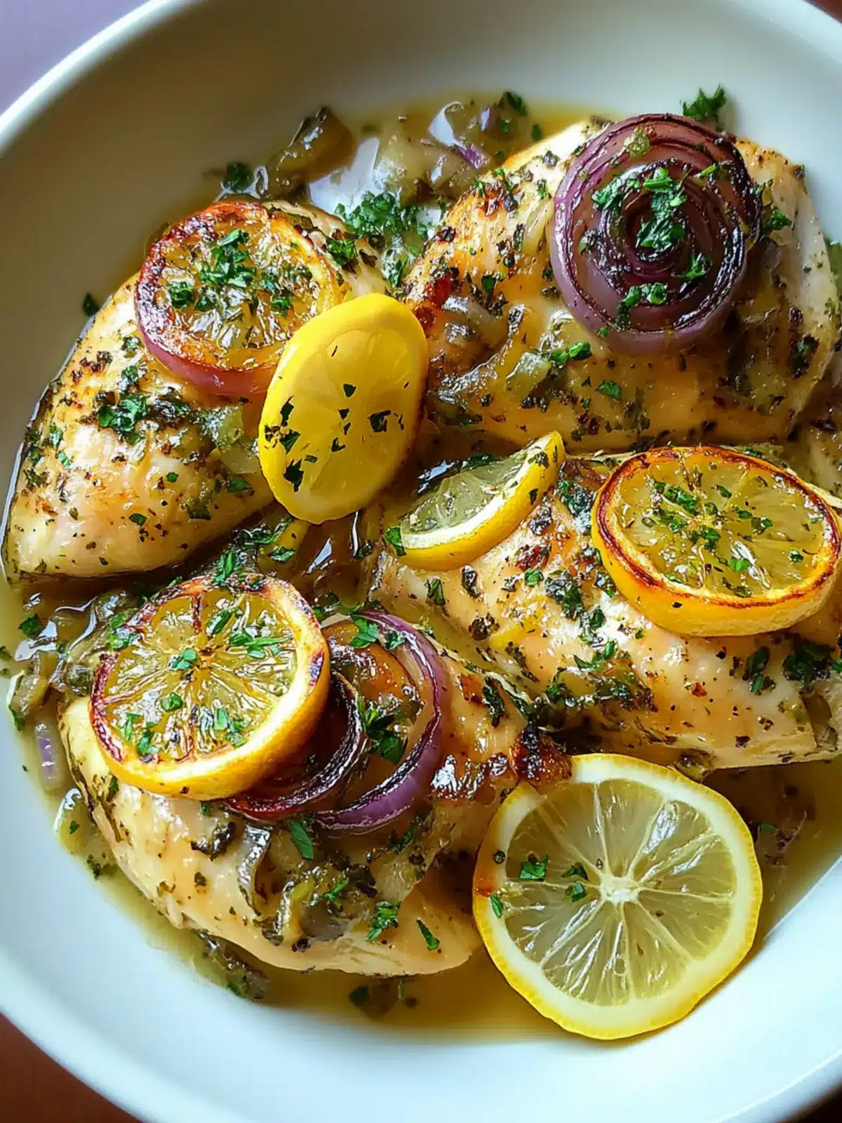 Lemon Shallot Chicken: Quick, Healthy One-Pan Delight 2 Lemon Shallot Chicken
