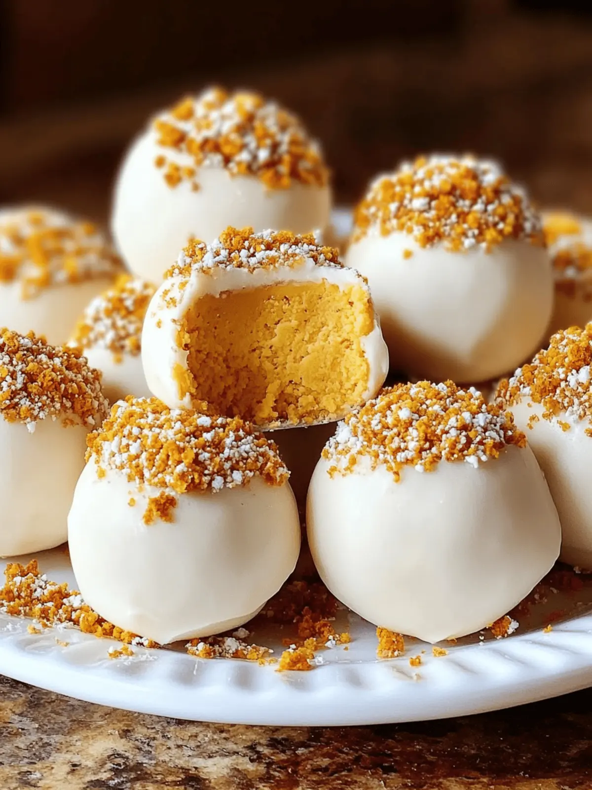 Irresistible No Bake Pumpkin Cheesecake Balls You ll Love 4 No Bake Pumpkin Cheesecake Balls