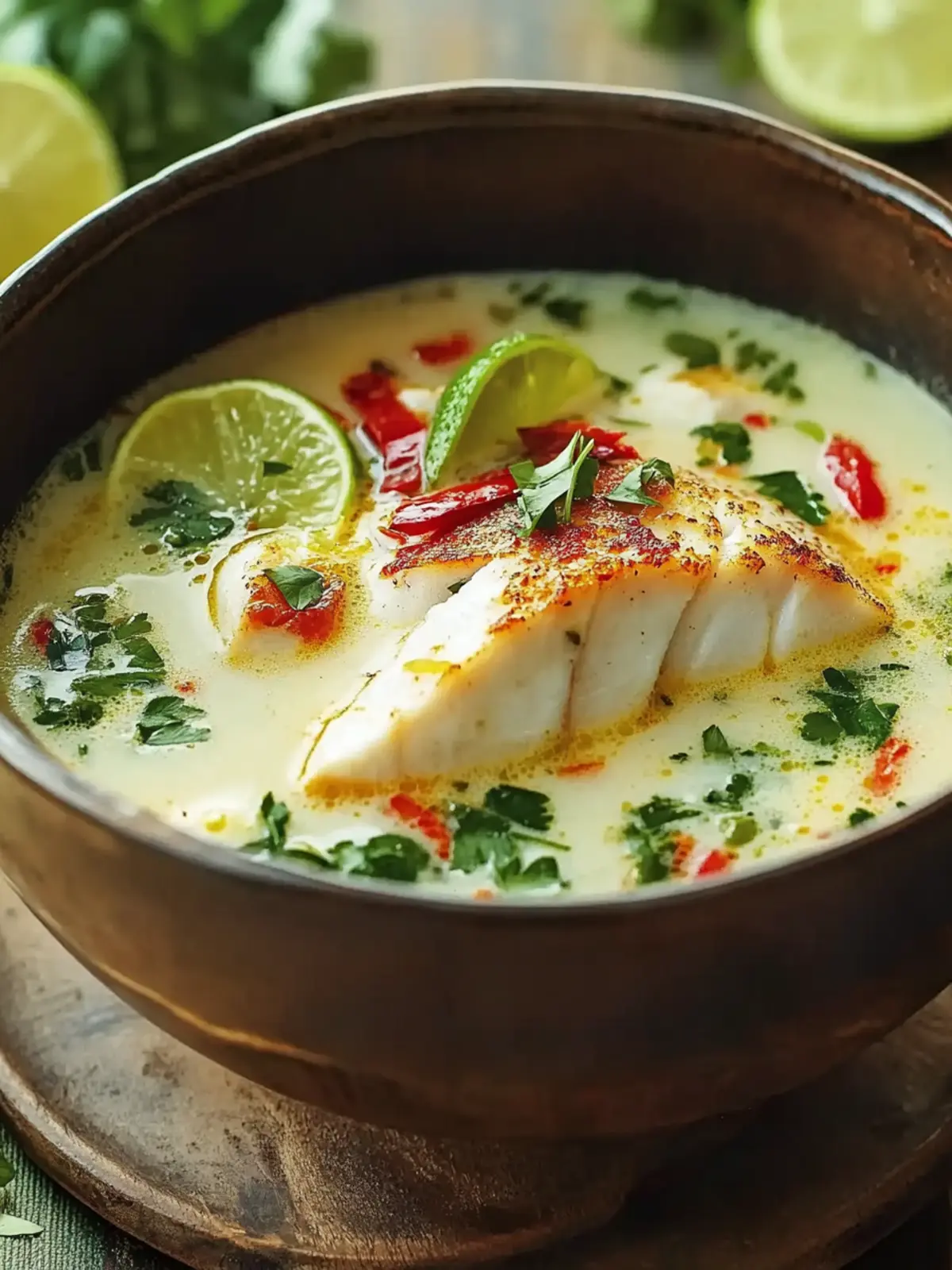 Coconut Lime Fish Soup