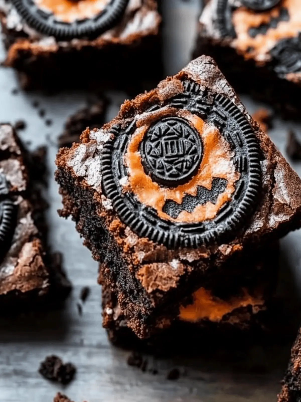 Decadent Halloween Oreo Cookie Boo Brownies to Impress Guests 2 Halloween Oreo Cookie Boo Brownies