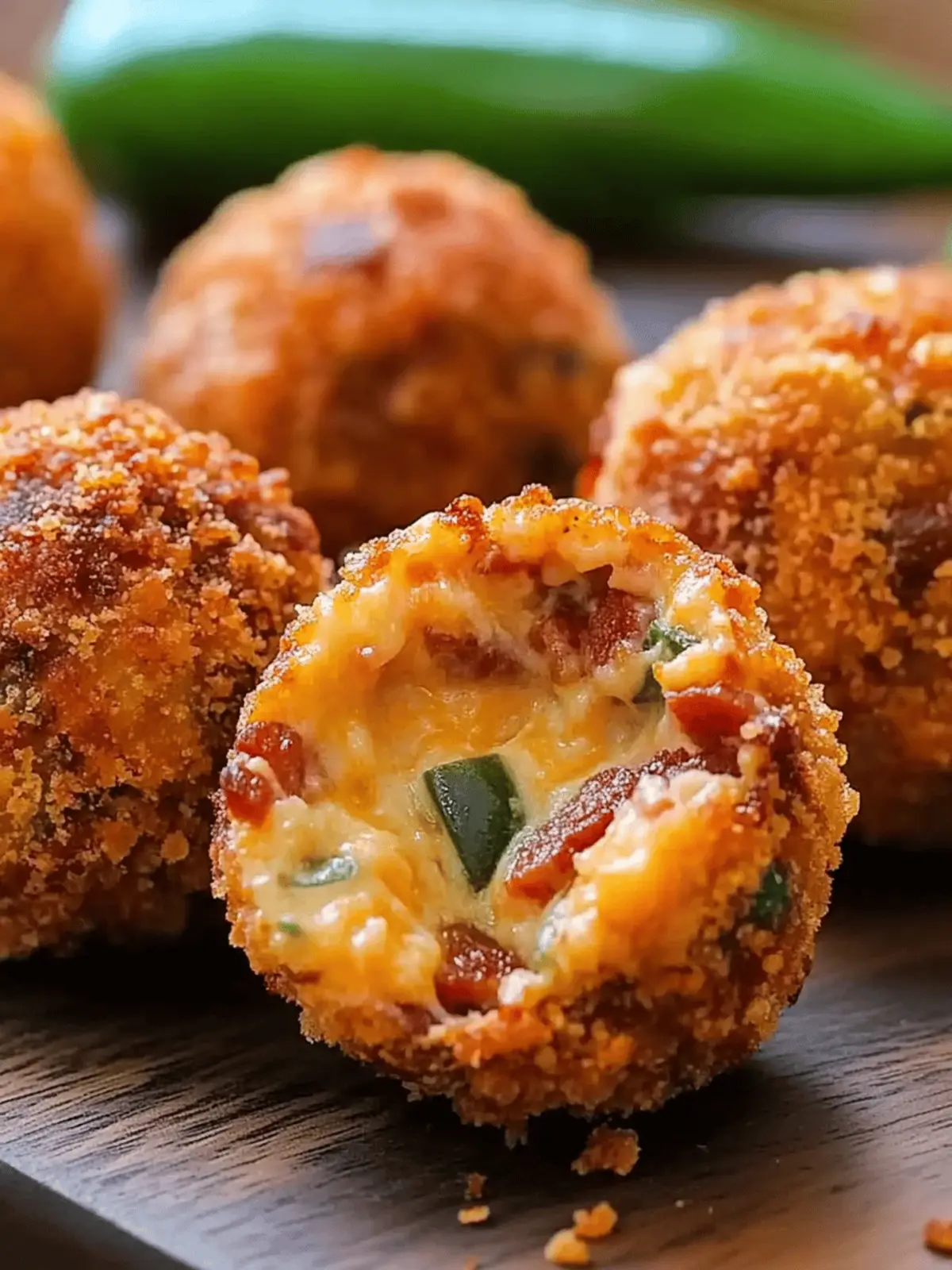 Bacon JalapeÃ±o Popper Cheese Balls
