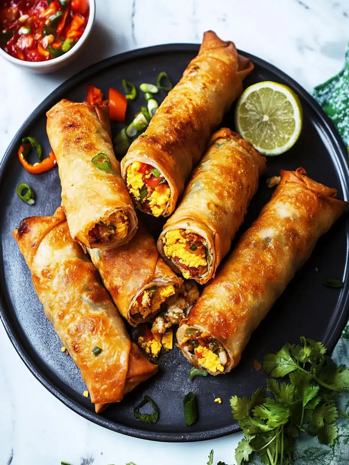 Loaded Breakfast Egg Rolls: Your New Freezer-Friendly Fave 4 Loaded Breakfast Egg Rolls