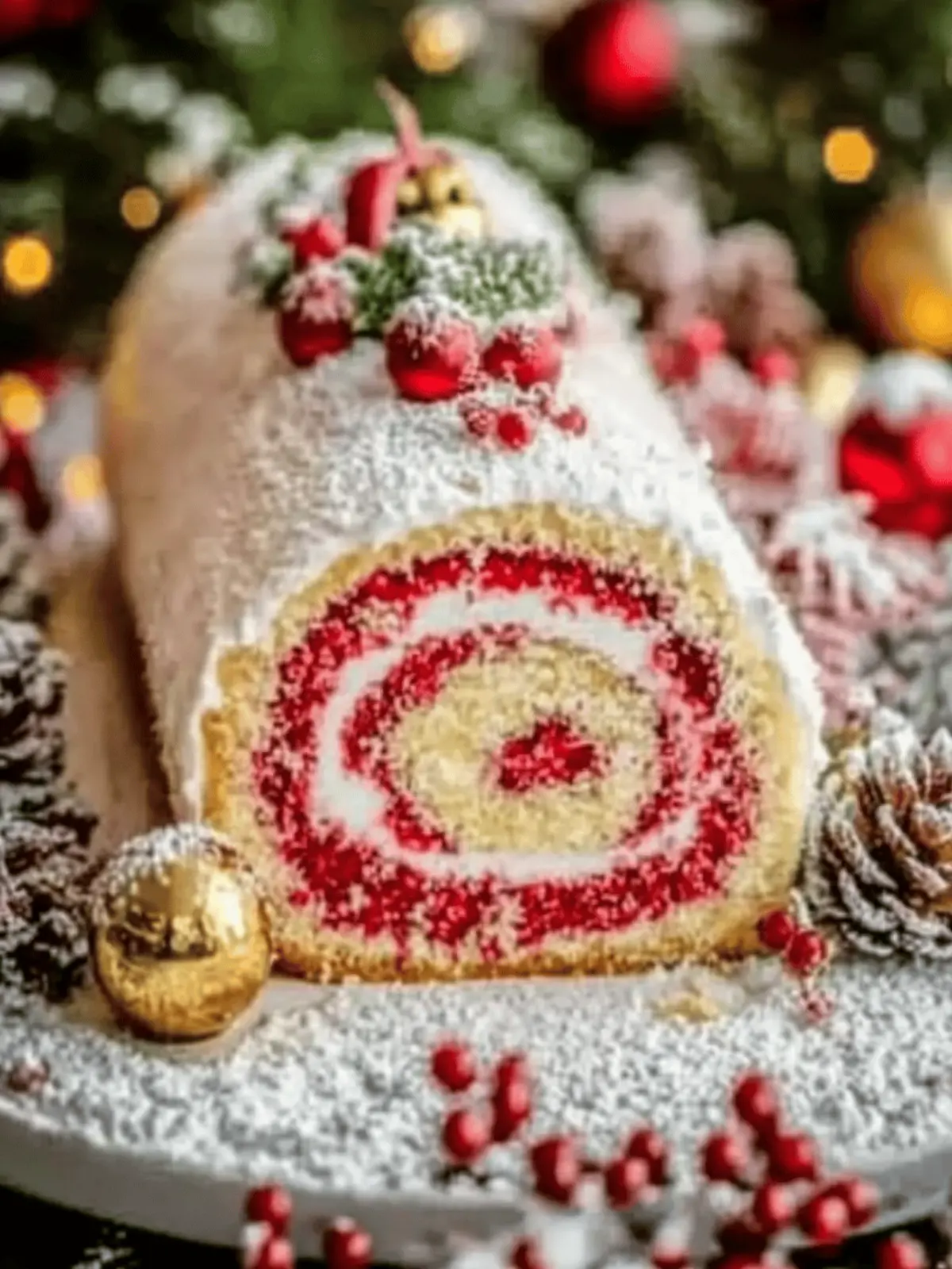Christmas Roll Cake