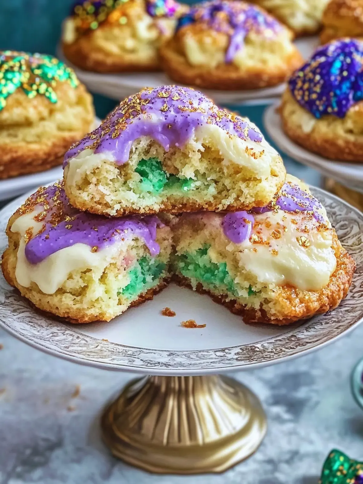 King Cake Scones