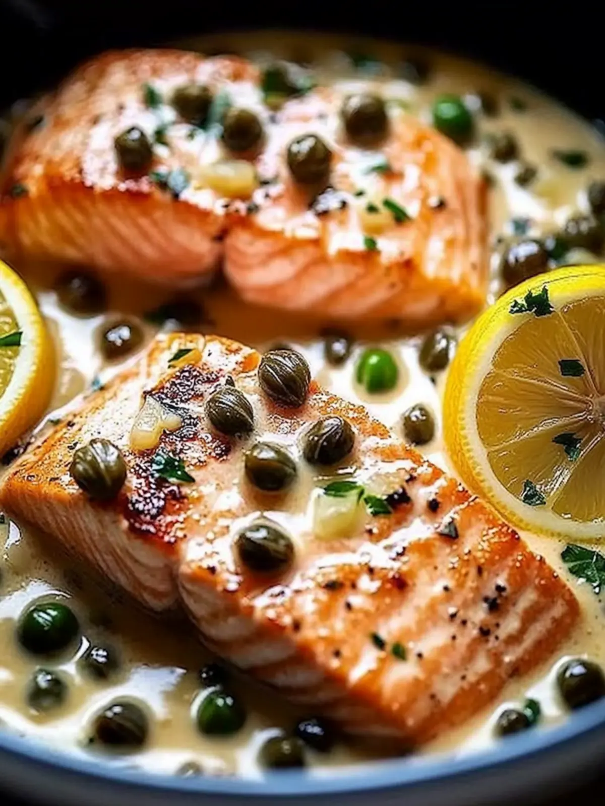 Creamy Salmon Piccata with Lemon and Capers for Easy Dinners 3 Creamy Salmon Piccata with Lemon and Capers