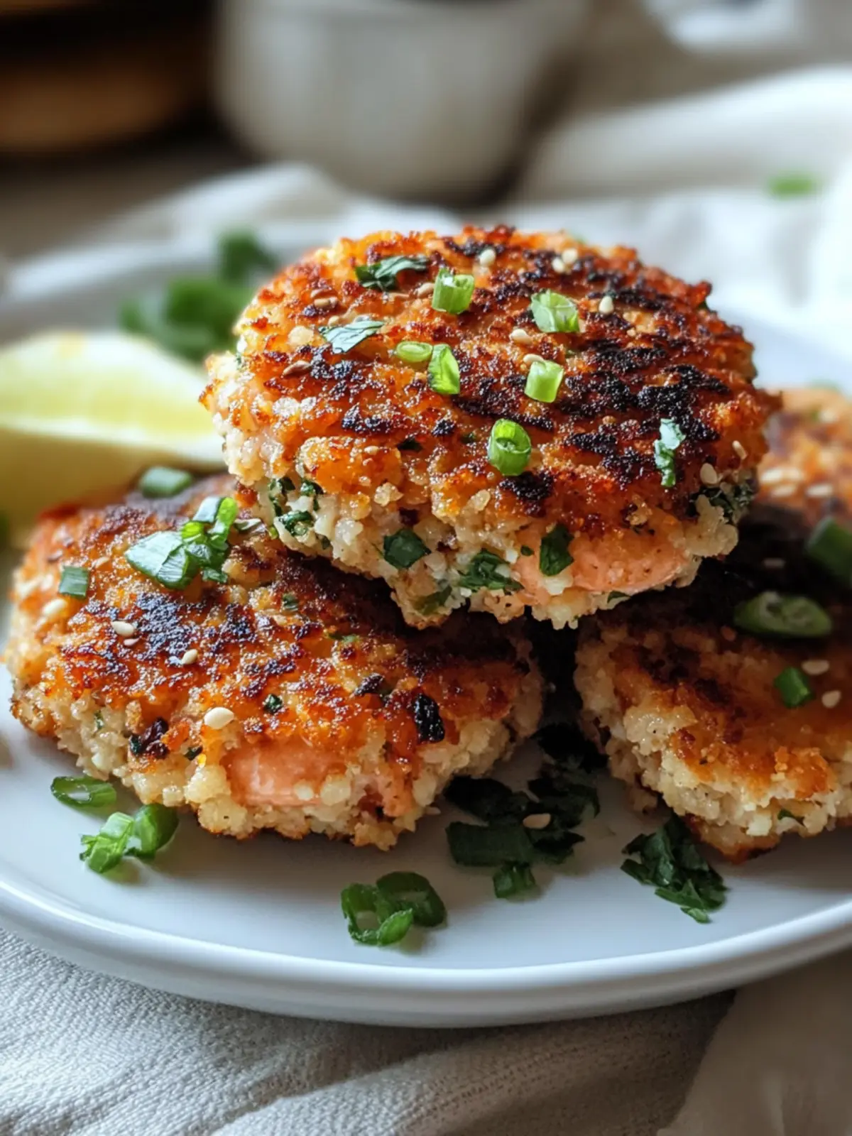 Savory Sesame Crusted Salmon Patties for Quick Dinners 4 Sesame Crusted Salmon Patties