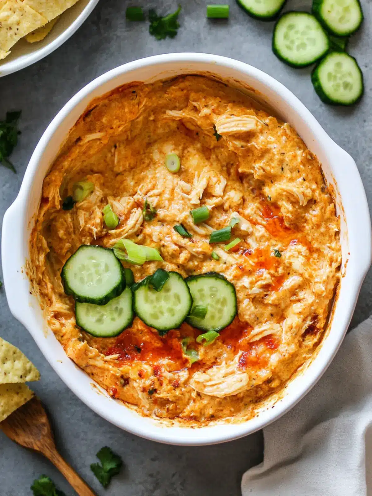Dairy-Free Healthy Buffalo Chicken Dip That Everyone Will Love 4 Dairy-Free Healthy Buffalo Chicken Dip