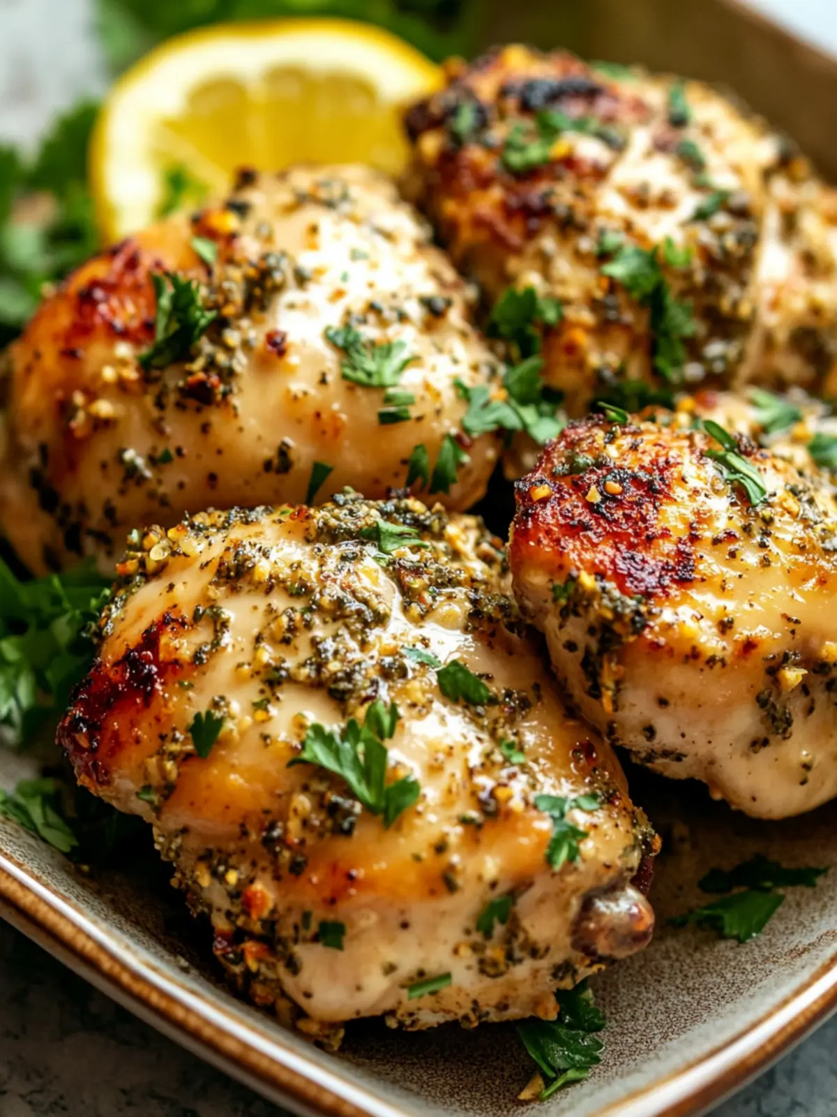 Baked Za'atar Tahini Chicken Thighs for a Flavor-Packed Dinner 4 Baked Za'atar Tahini Chicken Thighs