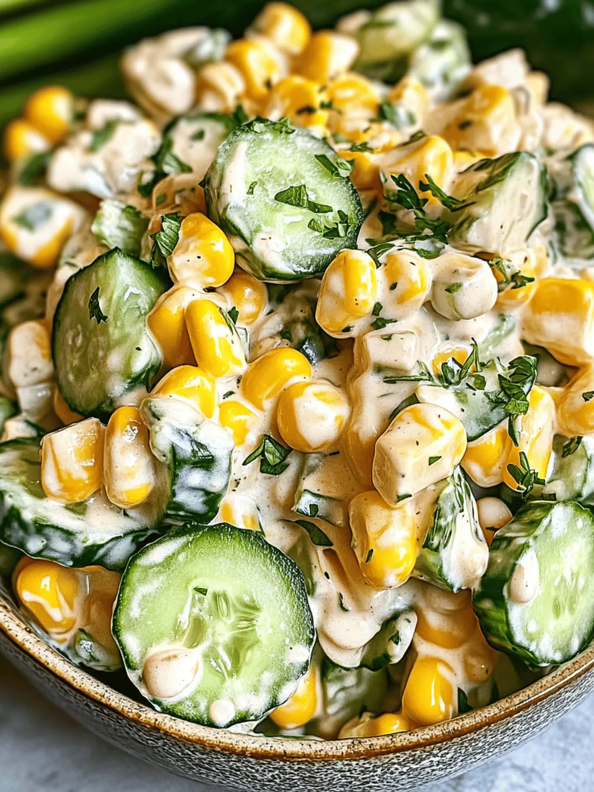 Street Corn Creamy Cucumber Salad for Ultimate Summer Refreshment 2 Street Corn Creamy Cucumber Salad