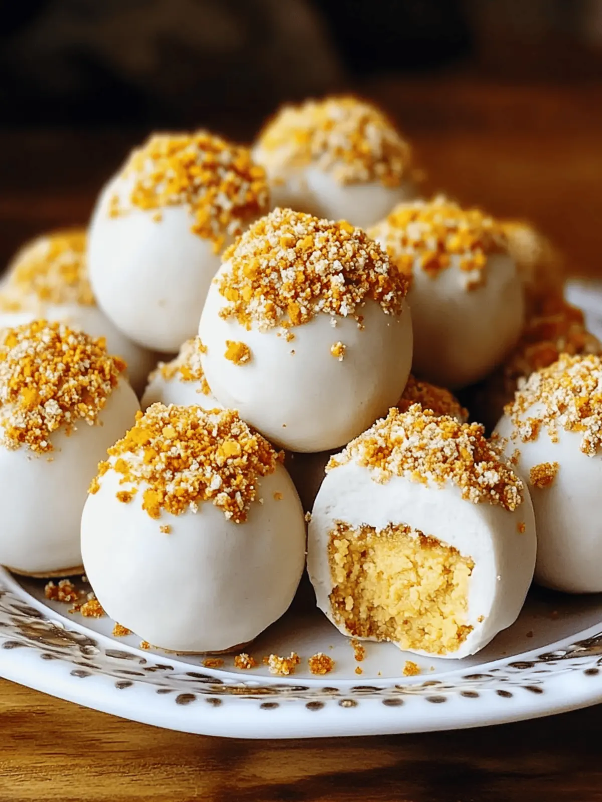 Irresistible No Bake Pumpkin Cheesecake Balls You ll Love 3 No Bake Pumpkin Cheesecake Balls