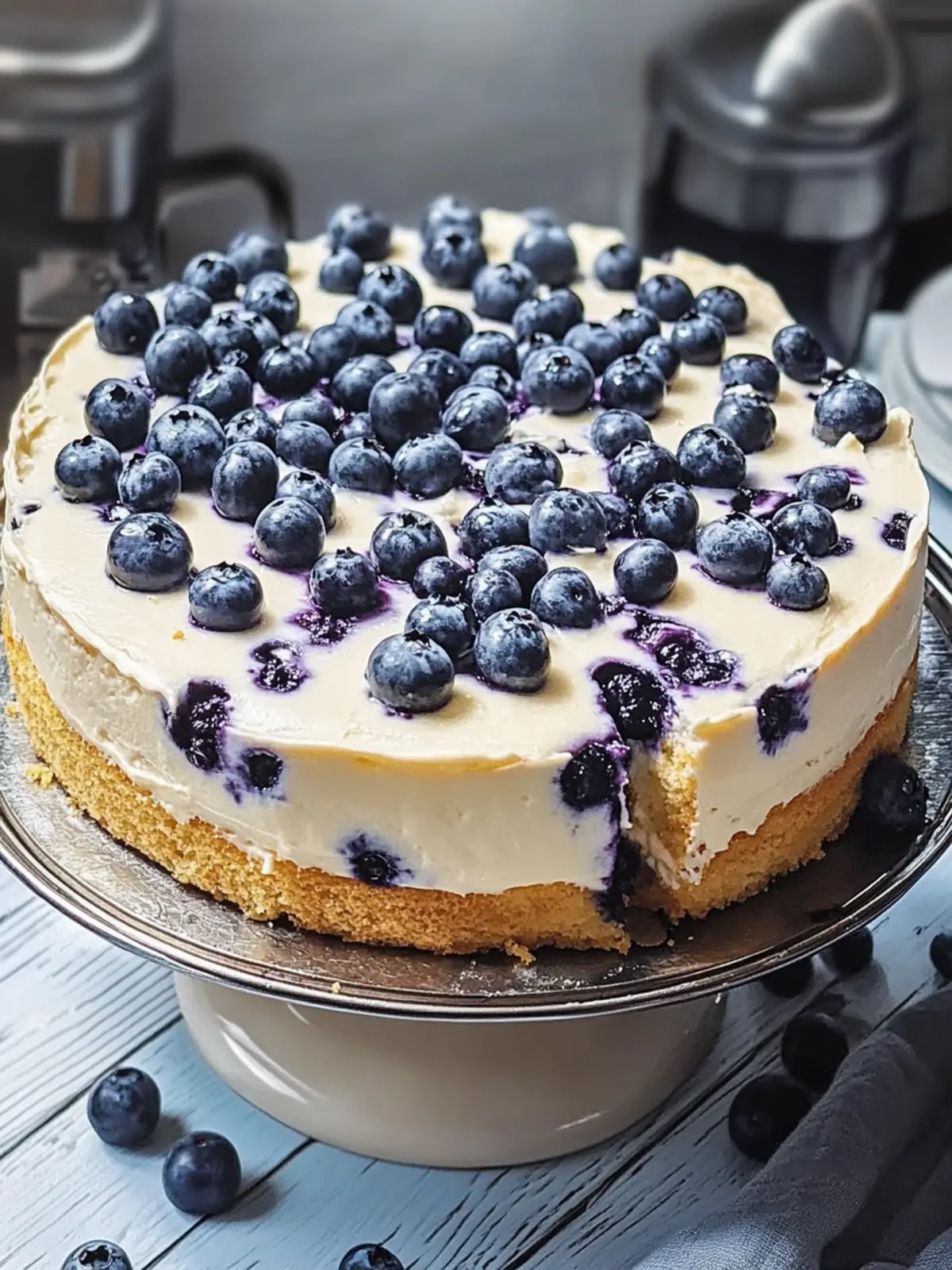 Nova Scotia Blueberry Cream Cake
