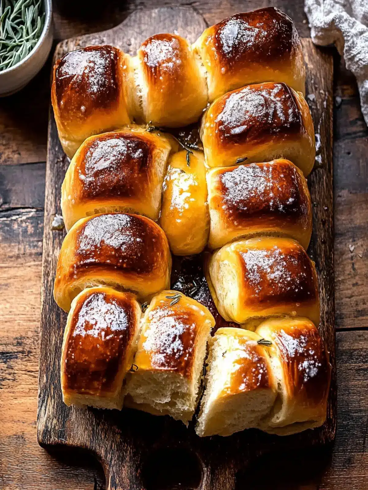 Heavenly Salted Sage Honey Butter Brioche Rolls Recipe 3 Salted Sage Honey Butter Brioche Rolls.