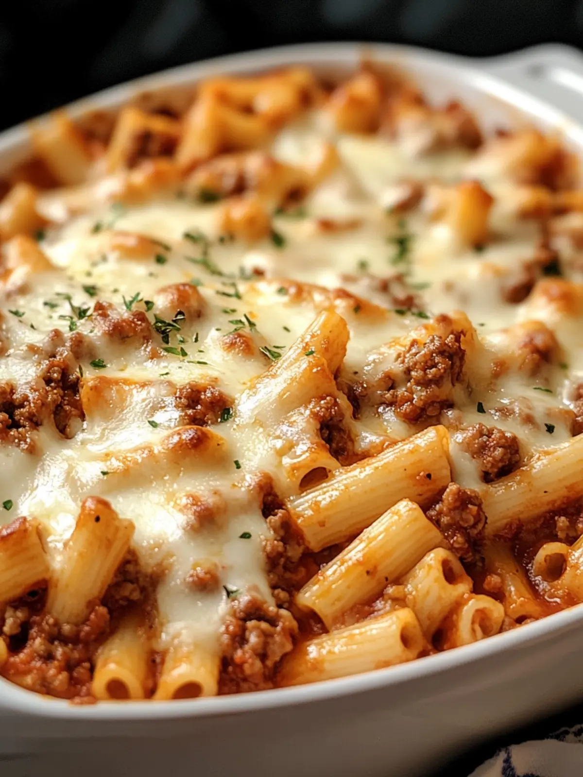 Baked Ziti with Ground Beef