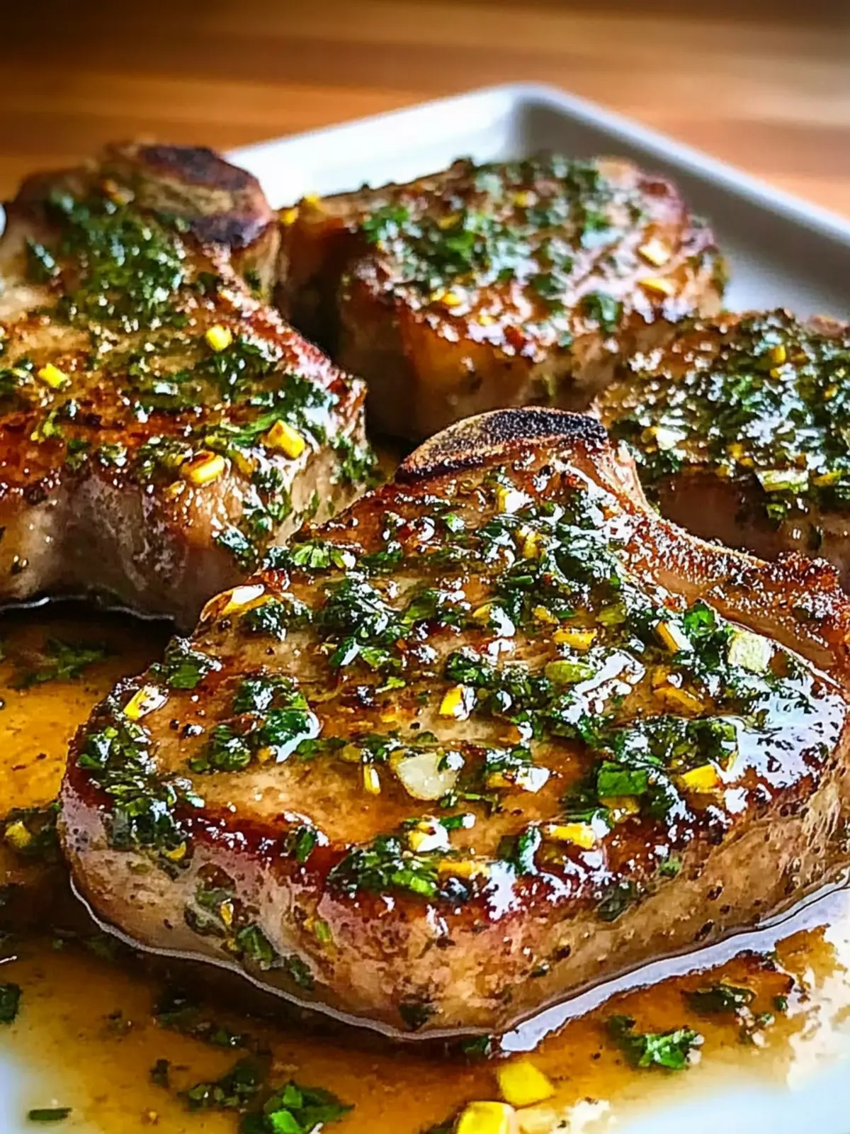 Herb-Marinated Sicilian Pork Chops