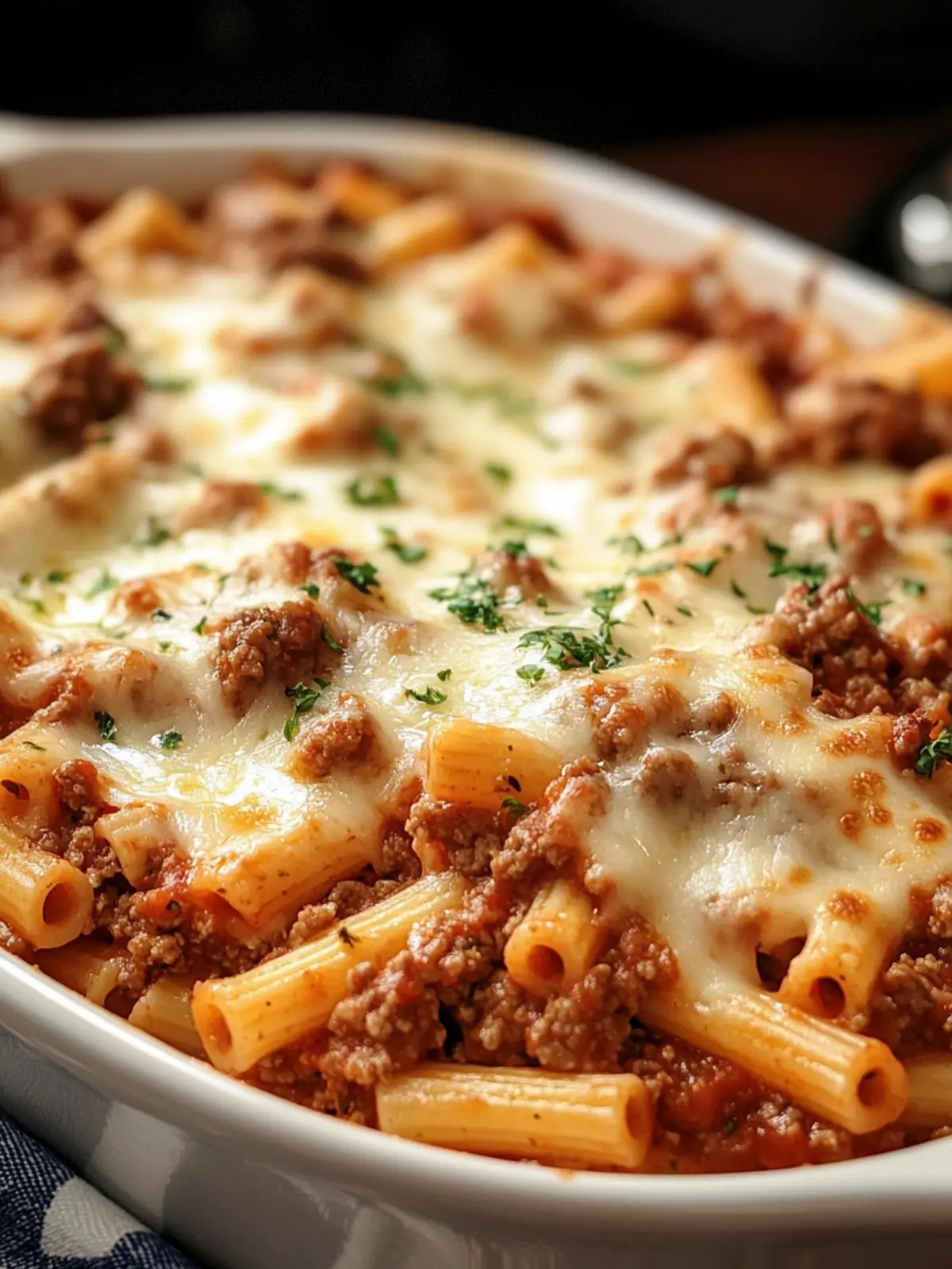 Baked Ziti with Ground Beef