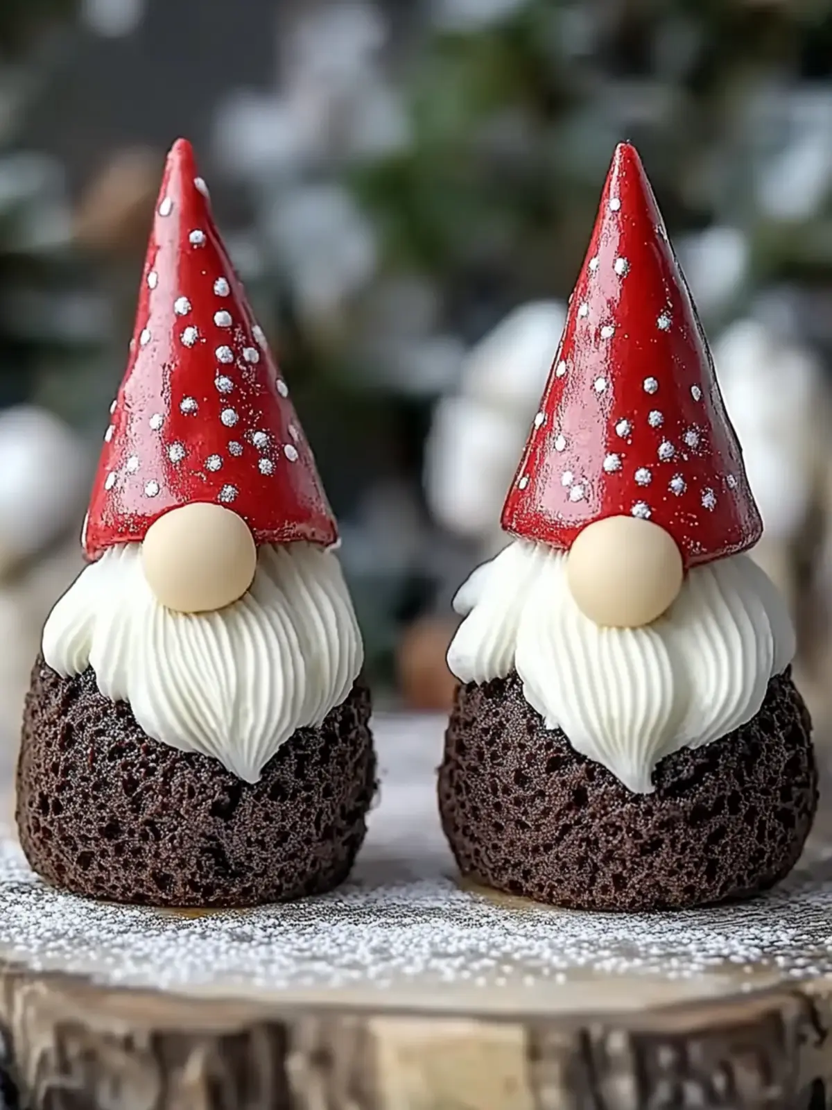 Whip Up Fun Brownie Bite Gnomes for a No-Bake Treat! 2 Brownie Bite Gnomes