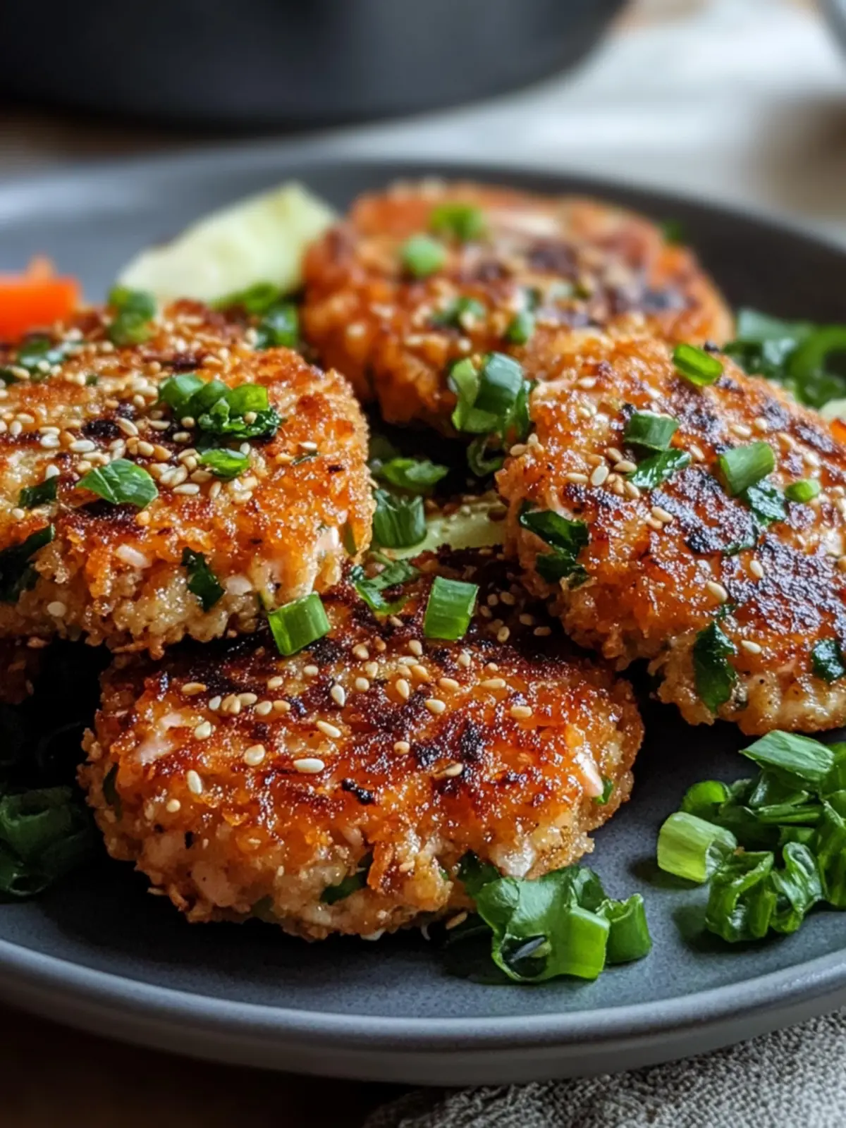 Savory Sesame Crusted Salmon Patties for Quick Dinners 3 Sesame Crusted Salmon Patties