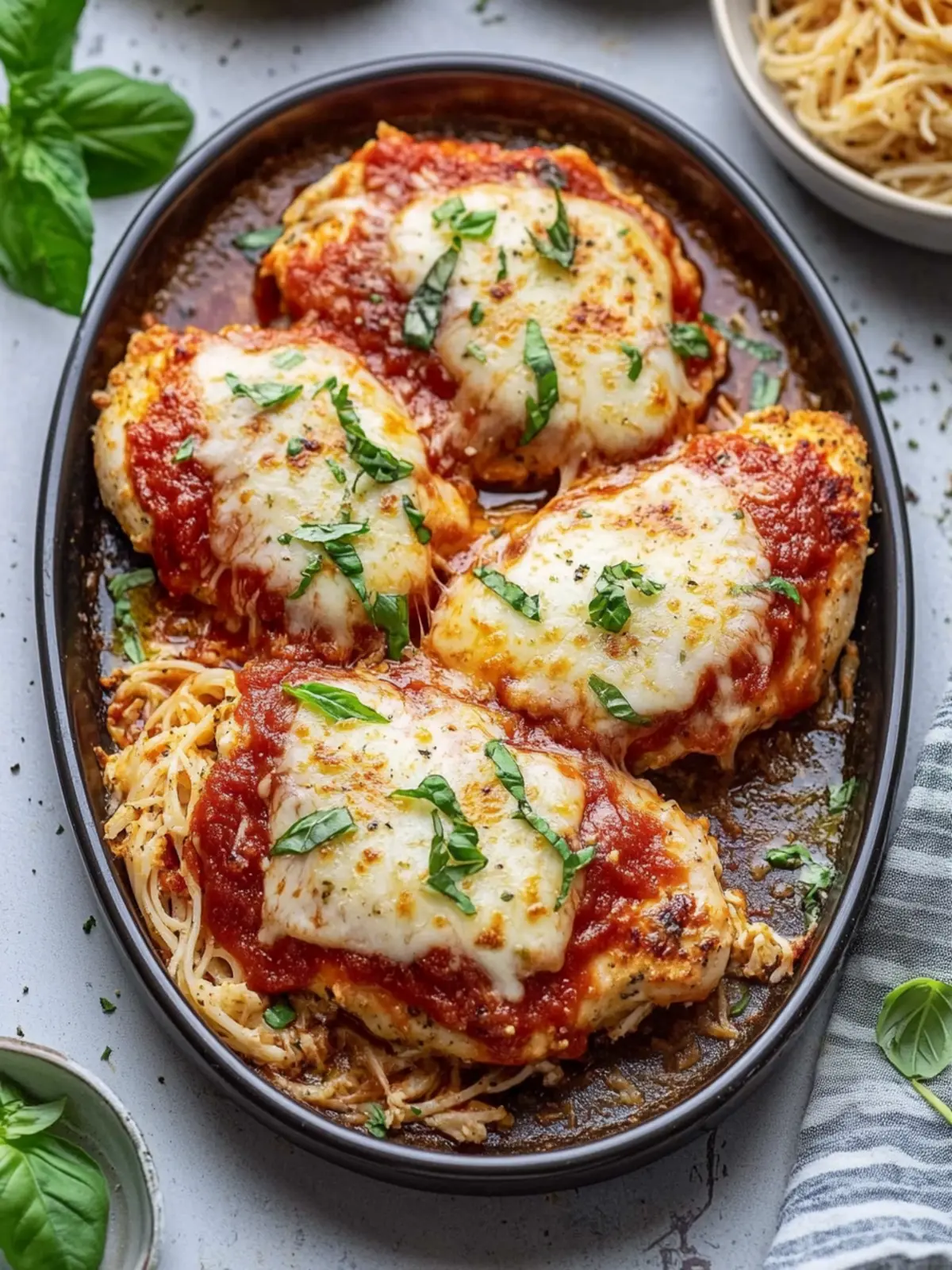 Healthy Baked Chicken Parmesan That's Crispy and Guilt-Free 4 Healthy Baked Chicken Parmesan