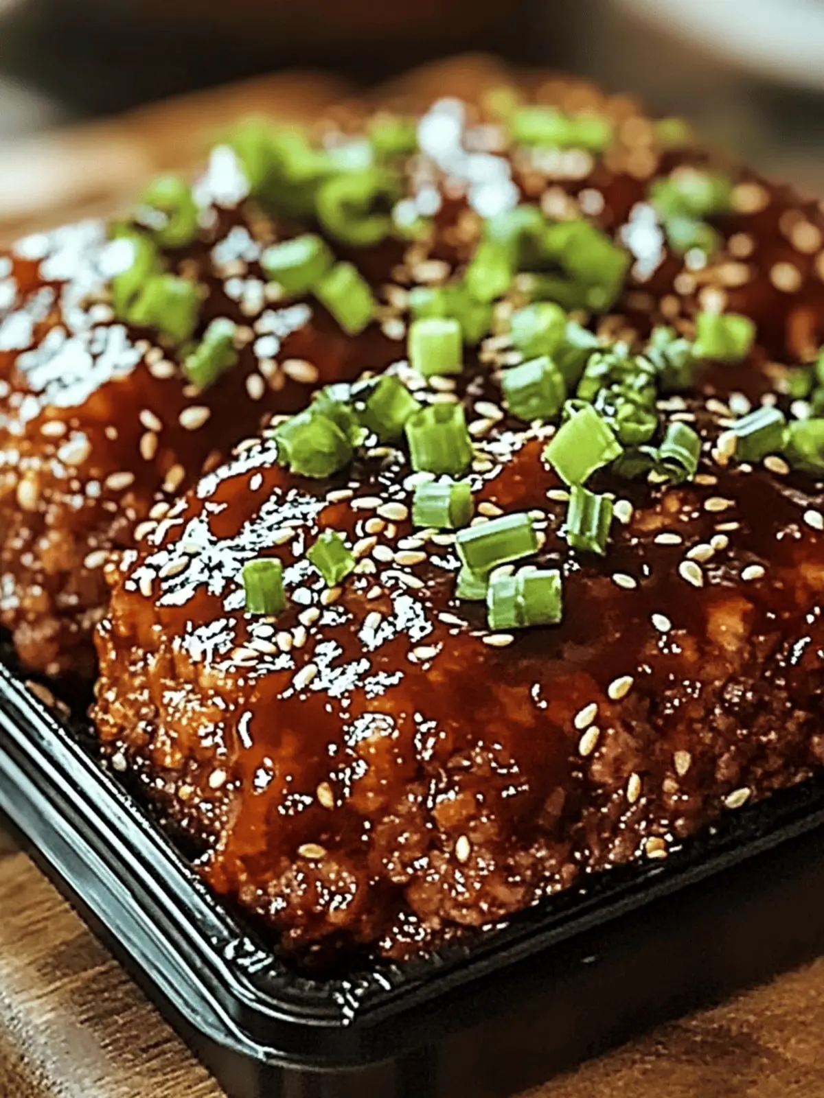 Sweet & Spicy Korean BBQ Meatloaf for Flavor Lovers 3 Sweet & Spicy Korean BBQ Meatloaf