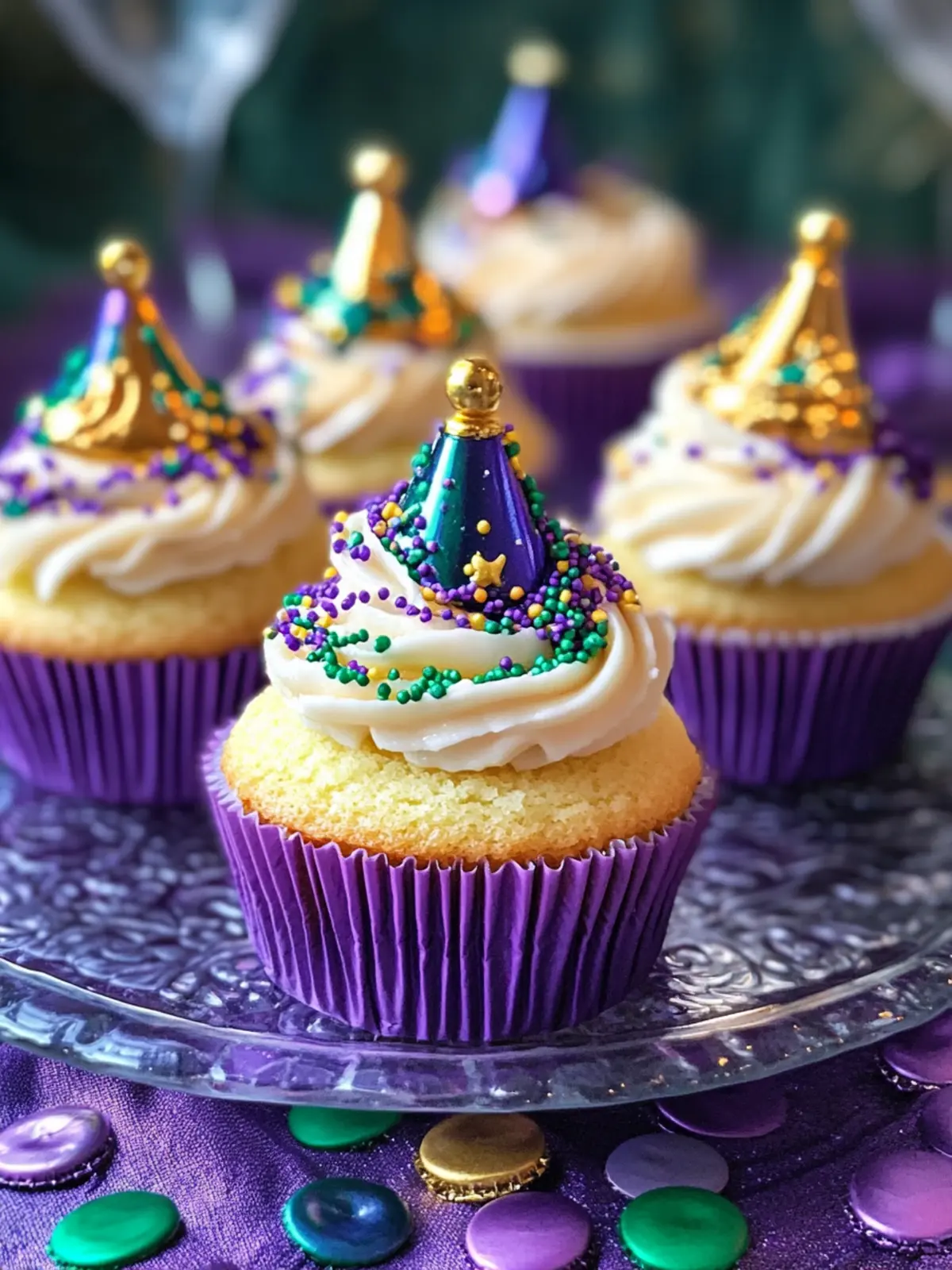 King Cake Cupcakes
