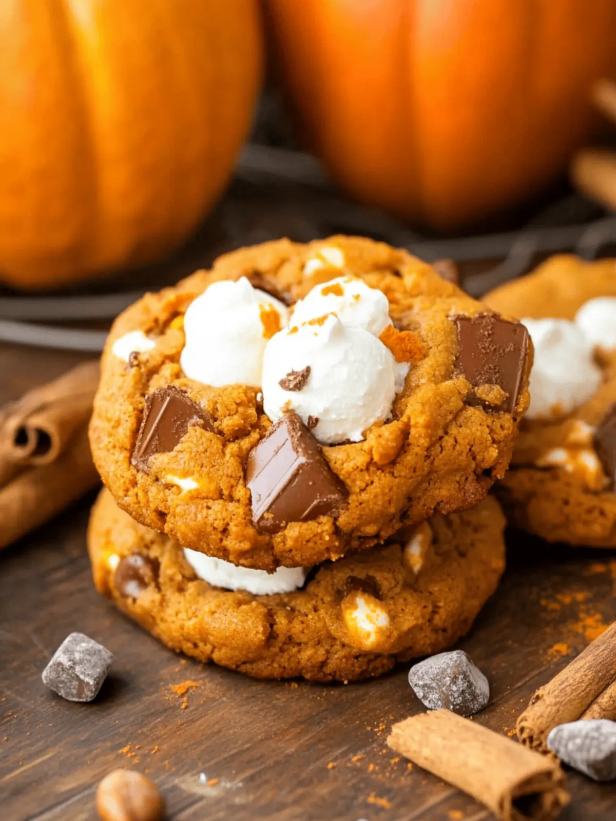 Pumpkin S mores Cookies That Will Warm Your Fall Evenings 2 Pumpkin S mores Cookies