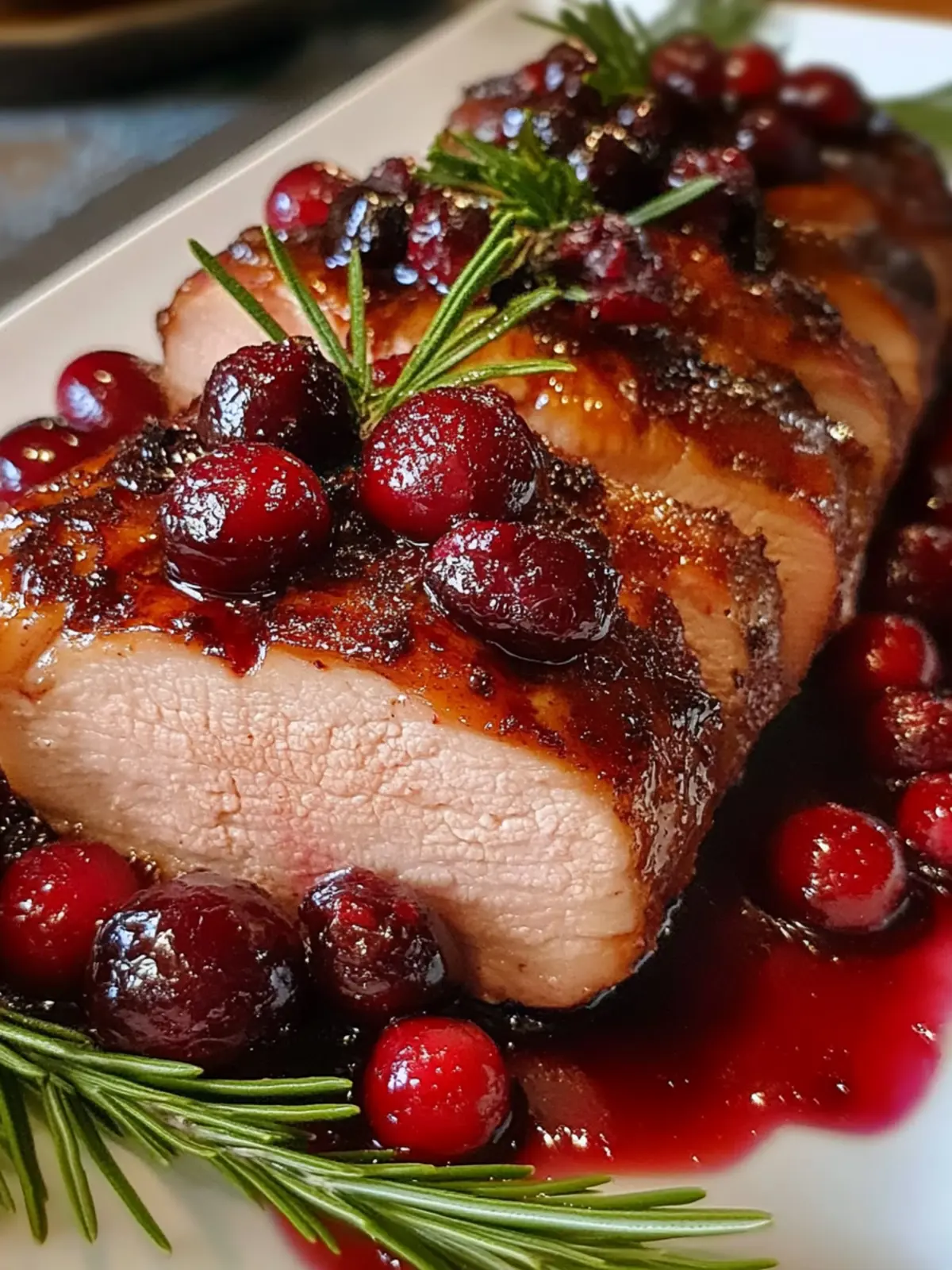 Pork Tenderloin with Cranberry Glaze: A Festive Flavor Delight 4 Pork Tenderloin with Cranberry Glaze