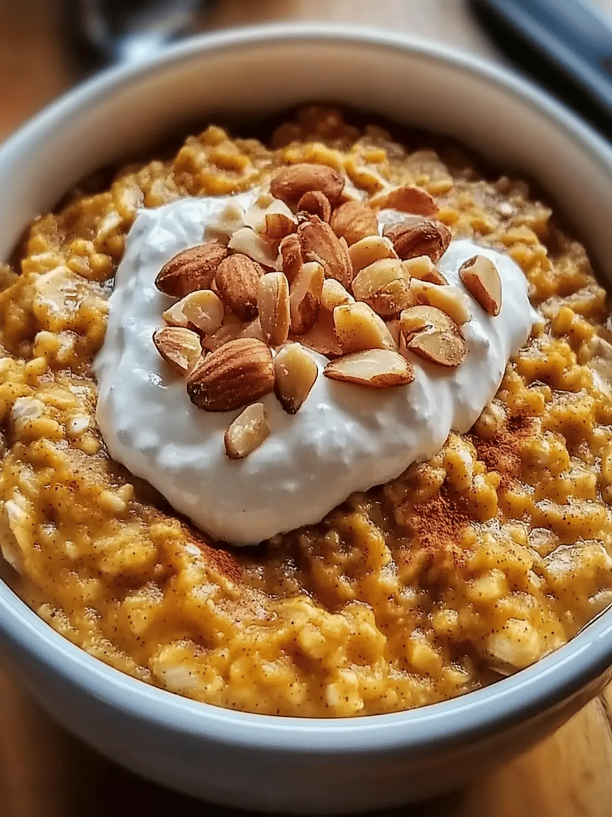 Cozy Warm Spiced Pumpkin Oatmeal for Heartwarming Mornings 3 Warm Spiced Pumpkin Oatmeal