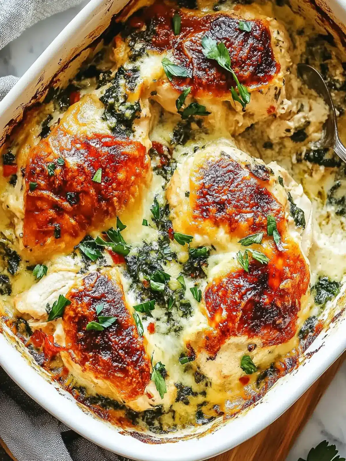 Baked Tuscan Chicken Casserole: Comfort in Every Bite 4 Baked Tuscan Chicken Casserole