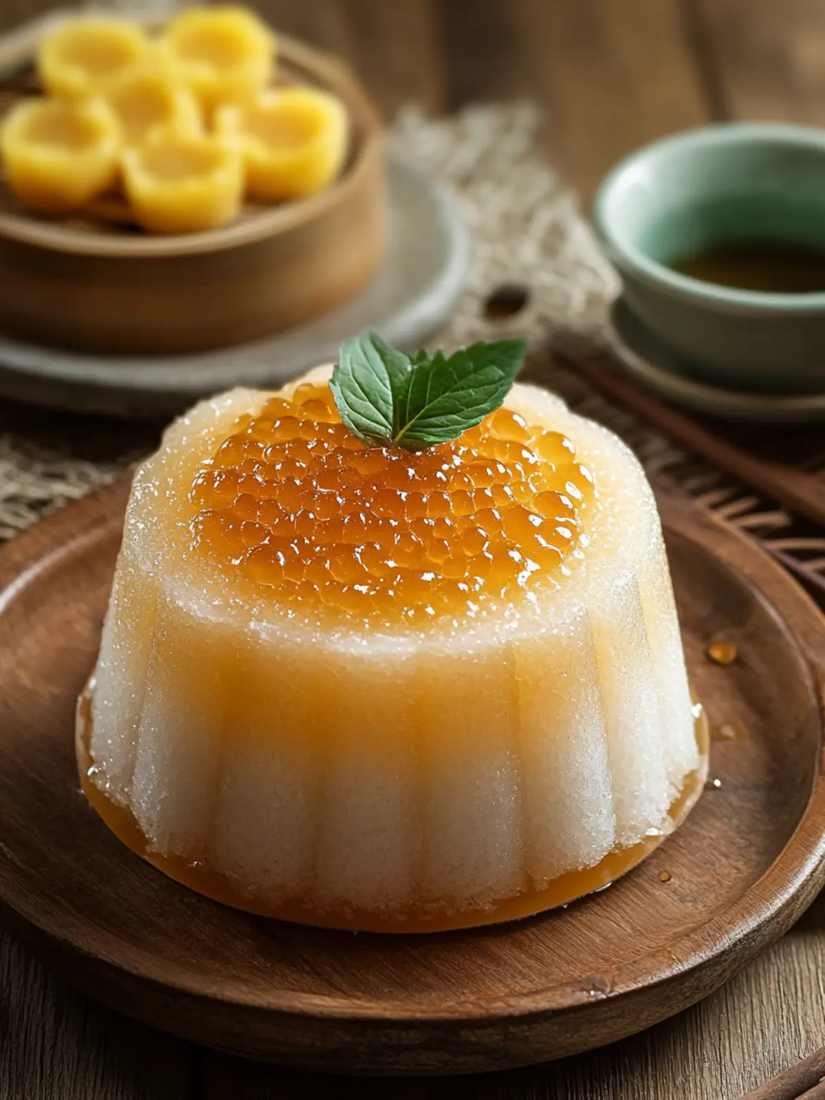 Steamed Vietnamese Honeycomb Cake