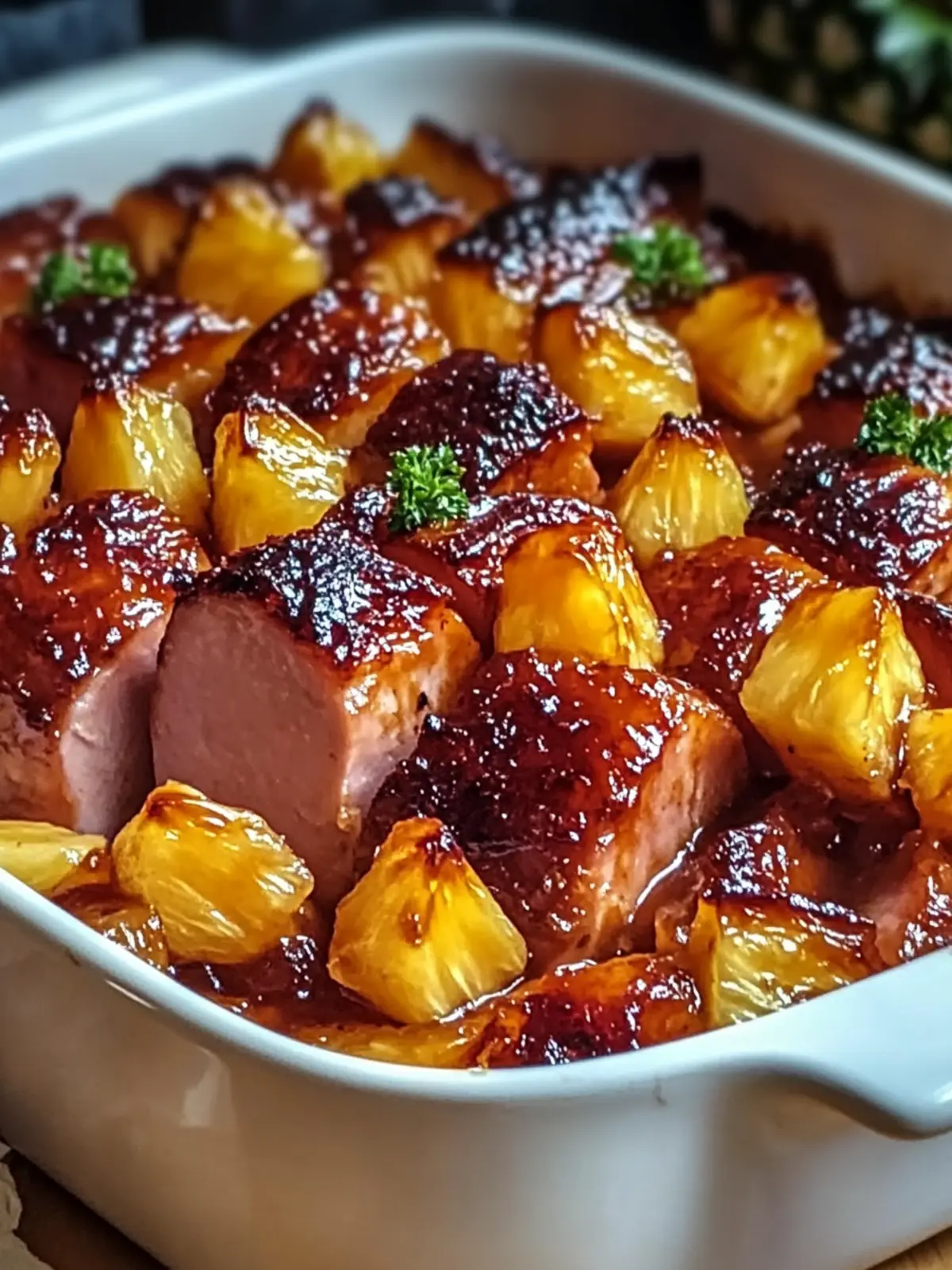 Sweet and Savory Brown Sugar Pineapple Ham Bake Delight 4 Brown Sugar Pineapple Ham Bake