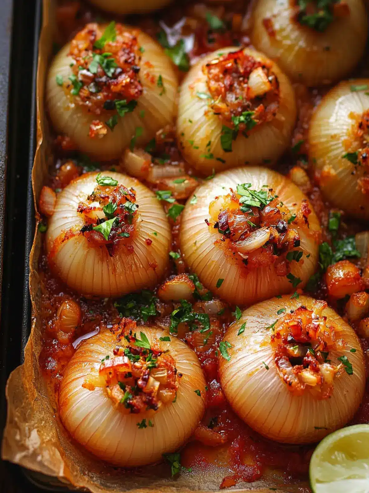 Middle Eastern Stuffed Onions