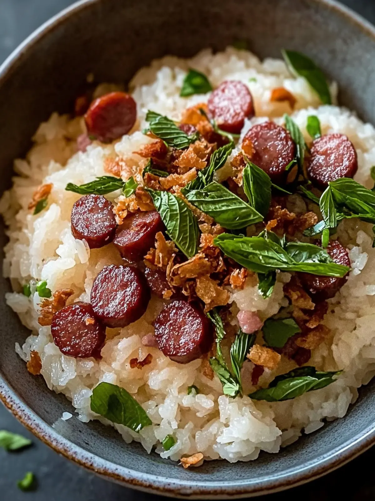 Delicious Vietnamese Sticky Rice with Chinese Sausage Recipe 2 Vietnamese Sticky Rice with Chinese Sausage