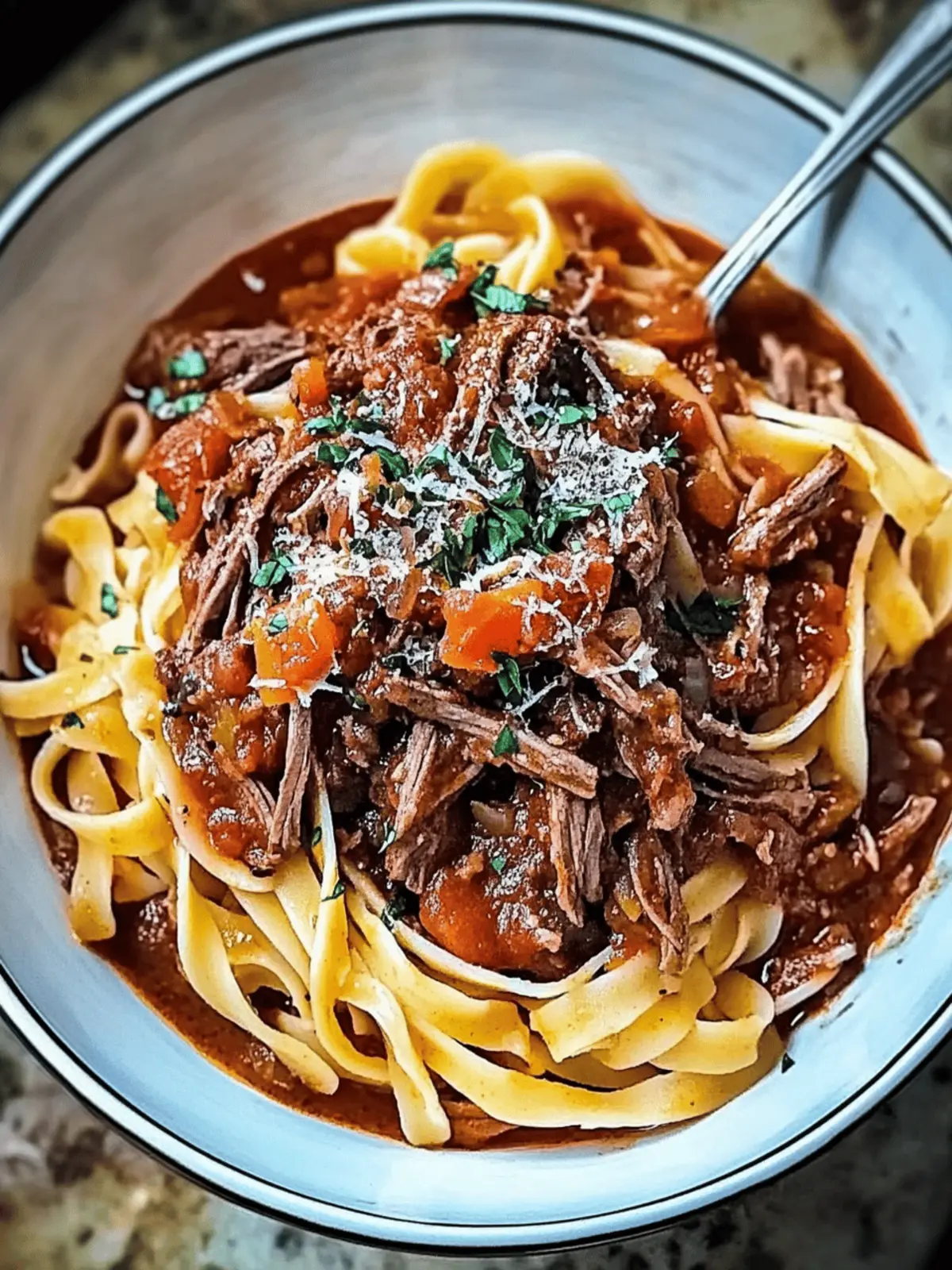 Mouthwatering Sunday Slow Cooker Beef Ragu for Family Comfort 3 Sunday Slow Cooker Beef Ragu