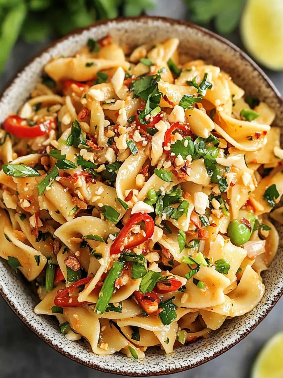 Zesty Spicy Thai Pasta Salad That Dances on Your Taste Buds 2 Spicy Thai Pasta Salad