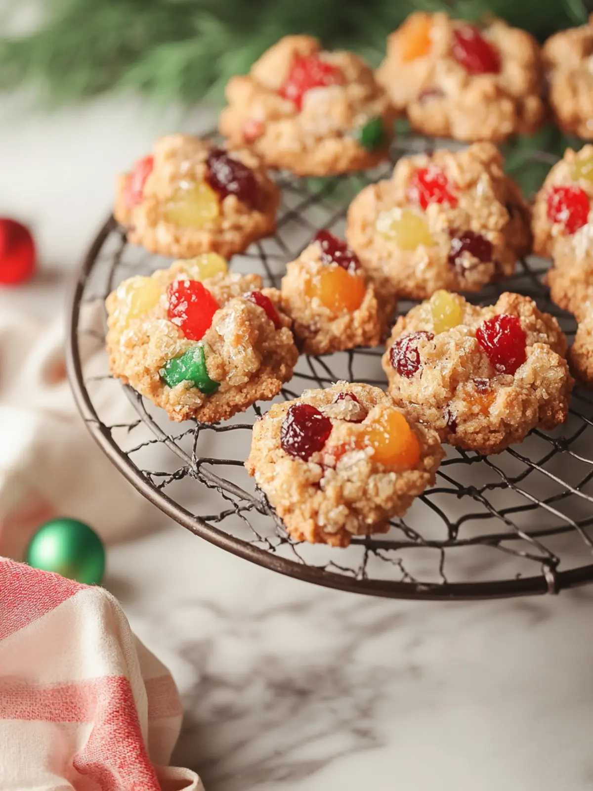 Christmas Fruitcake Cookies