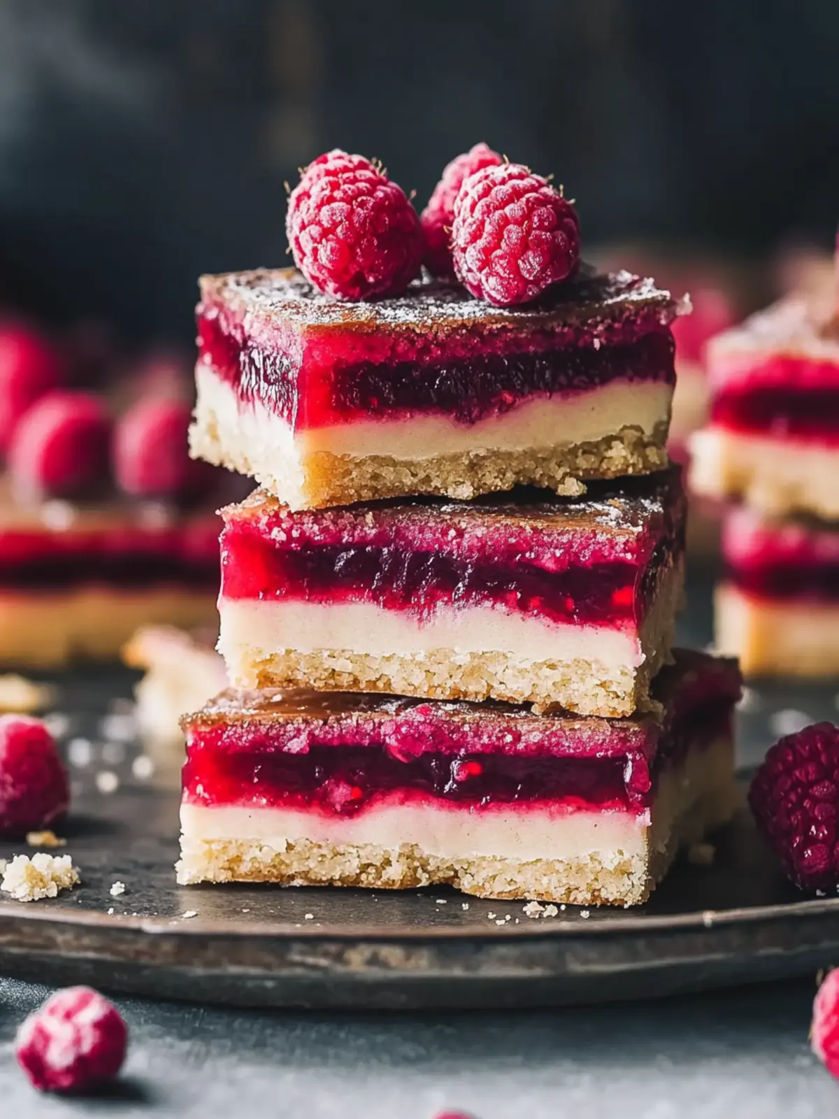 Delicious Vegan Raspberry Caramel Millionaires Shortbread Recipe 2 Raspberry Caramel Millionaires Shortbread