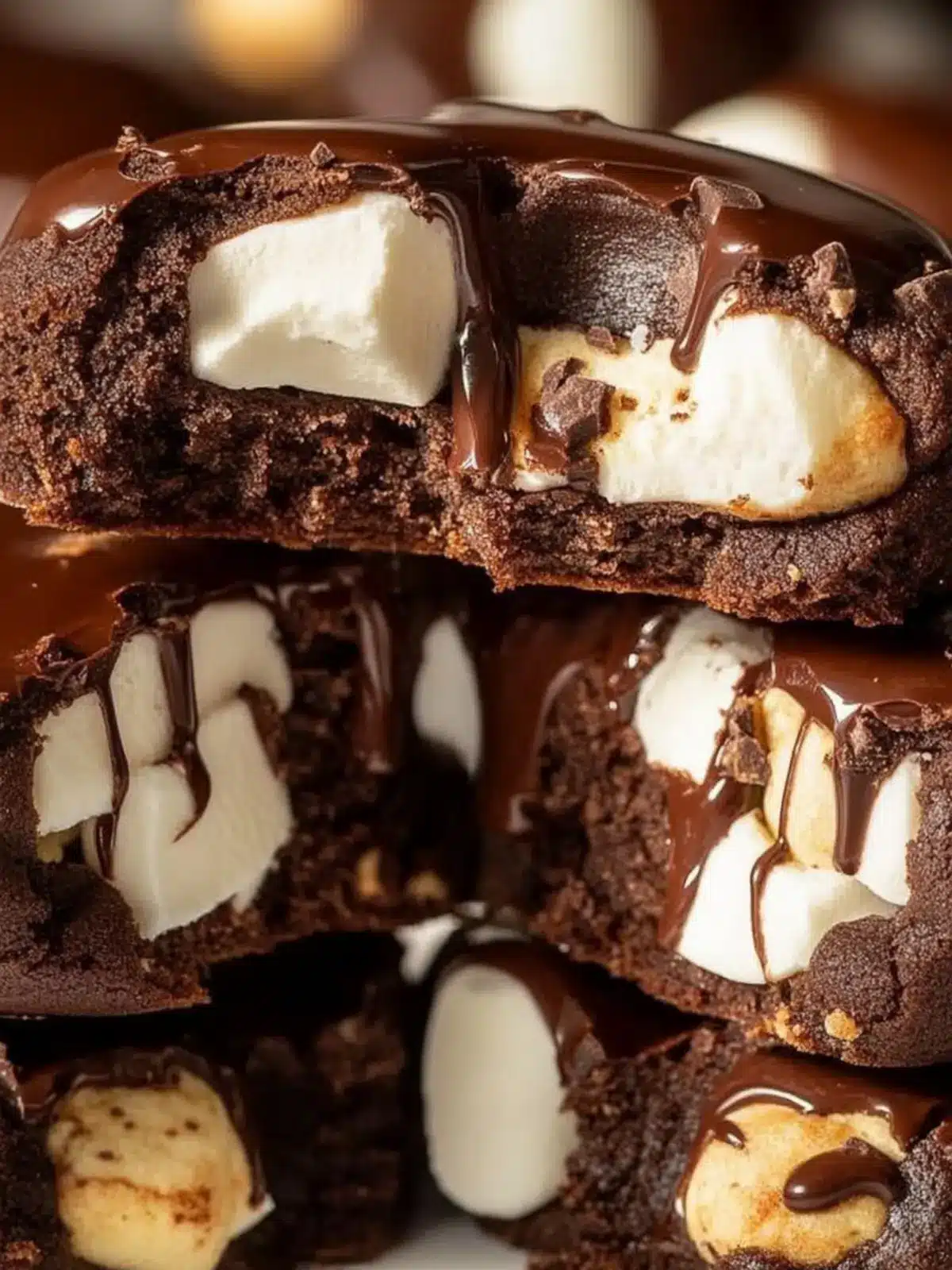 Indulge in Rocky Road Chocolate Fudge Cookies at Home 4 Rocky Road Chocolate Fudge Cookies