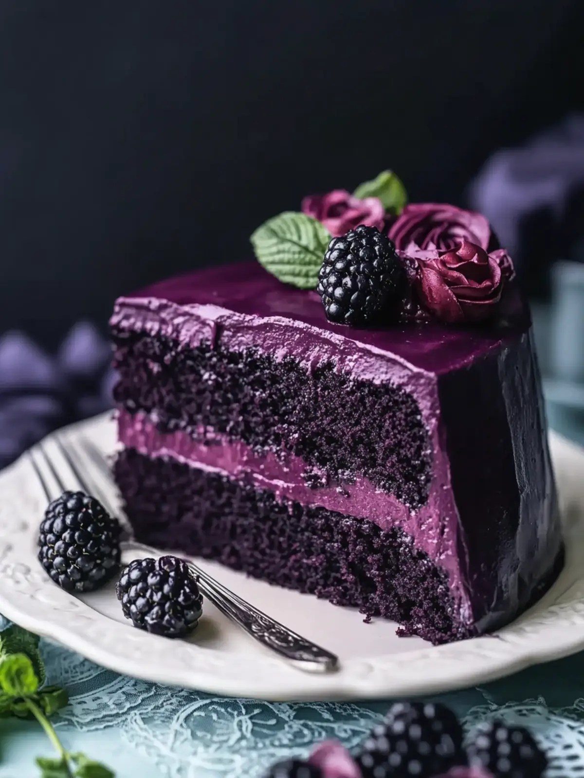 Heavenly Blackberry Velvet Cake Recipe for Every Celebration 4 Blackberry Velvet Cake