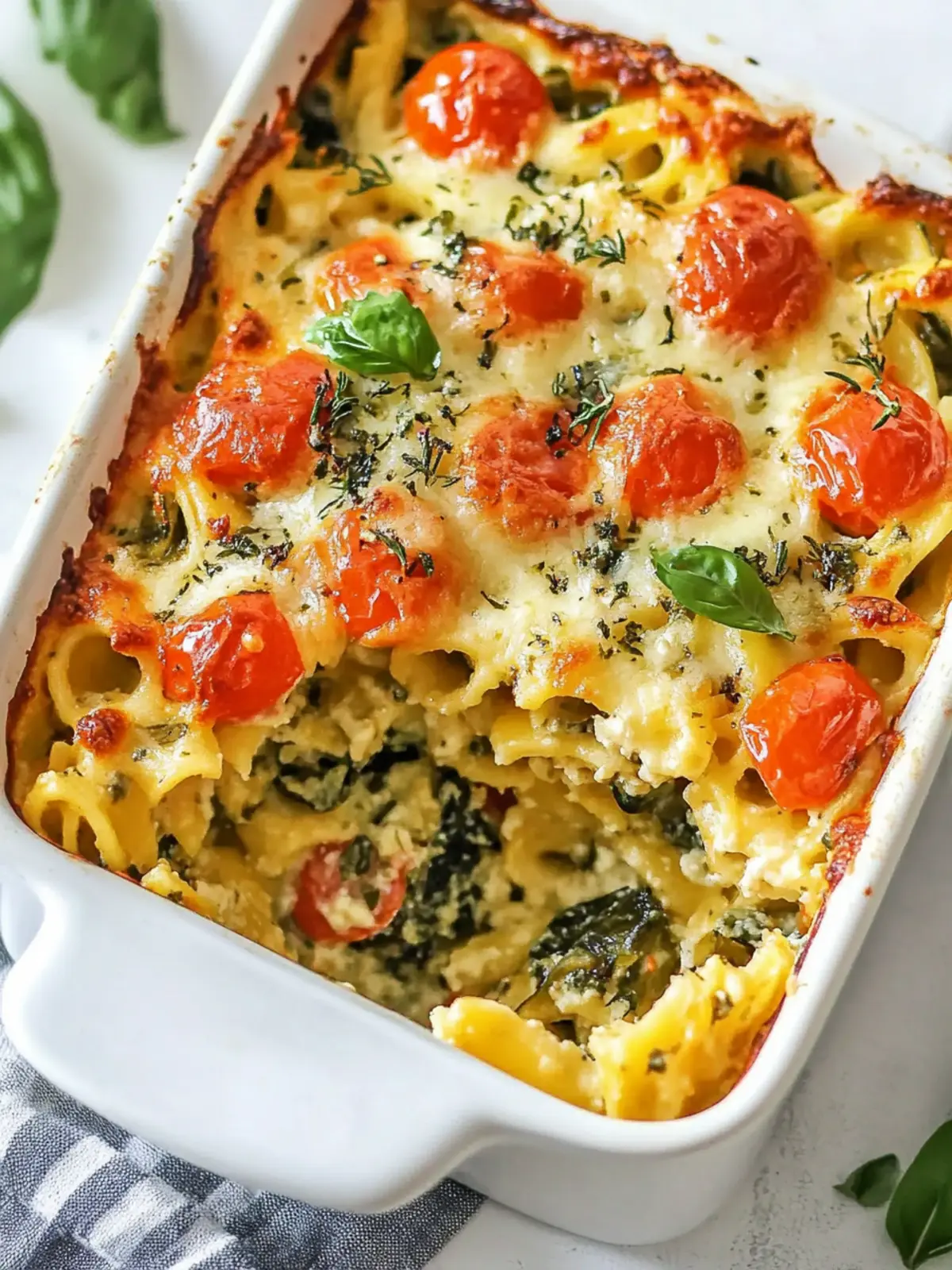 Mediterranean Vegetable Pasta Bake
