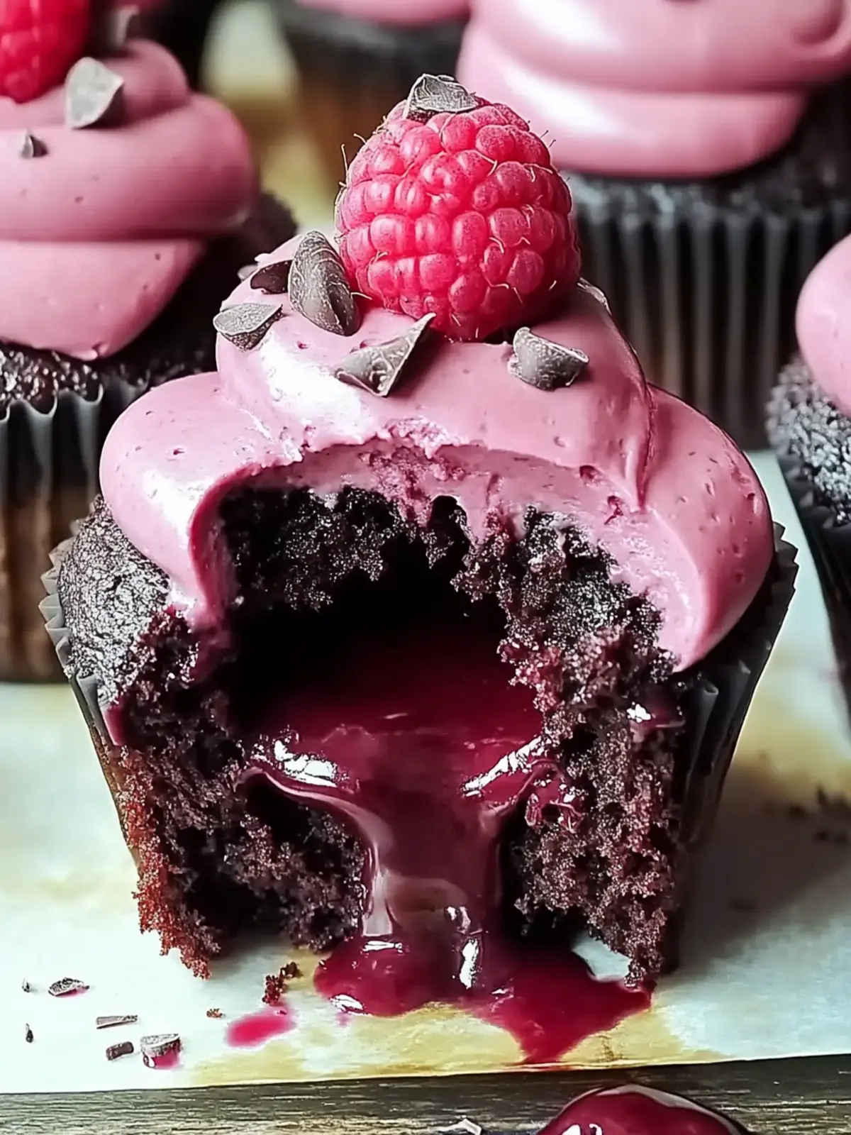 Raspberry Chocolate Lava Cupcakes for Sweet Celebrations 2 Raspberry Chocolate Lava Cupcakes