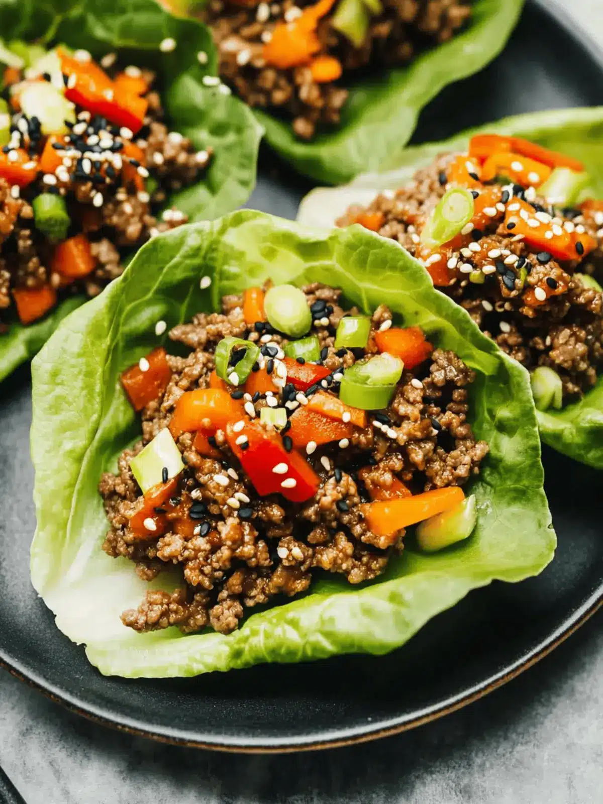Savory Asian-Style Ground Beef Lettuce Wraps You ll Love 4 Asian-Style Ground Beef Lettuce Wraps