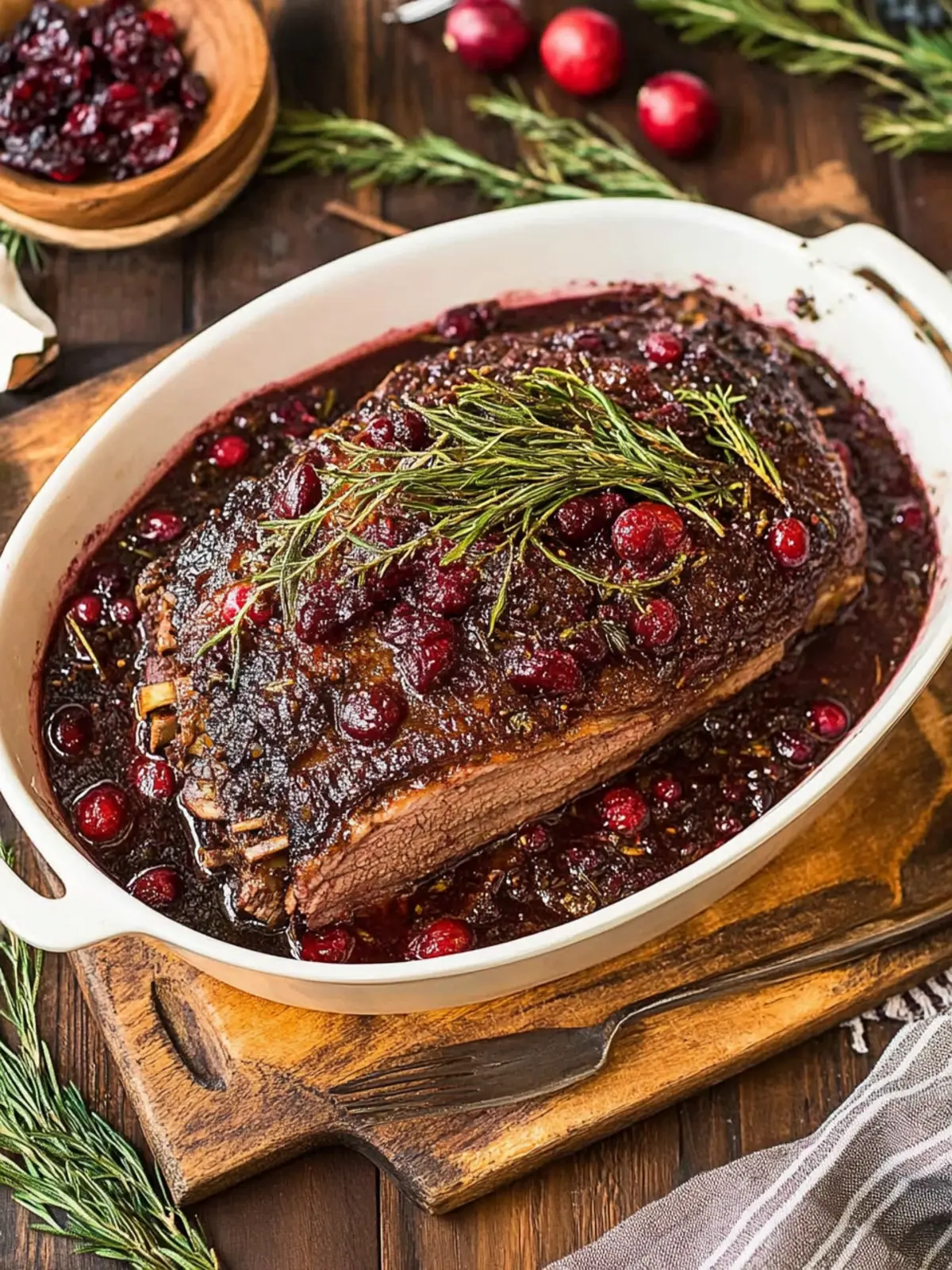 cranberry holiday beef brisket