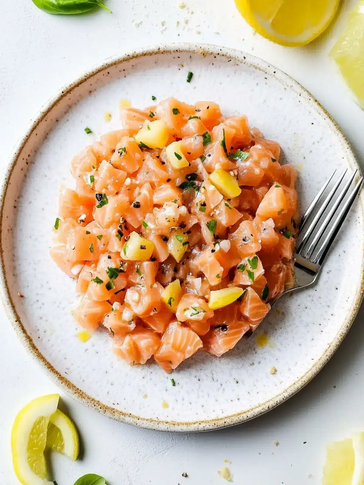 Quick & Easy Salmon Tartare: A Fresh Appetizer Delight 2 Salmon Tartare
