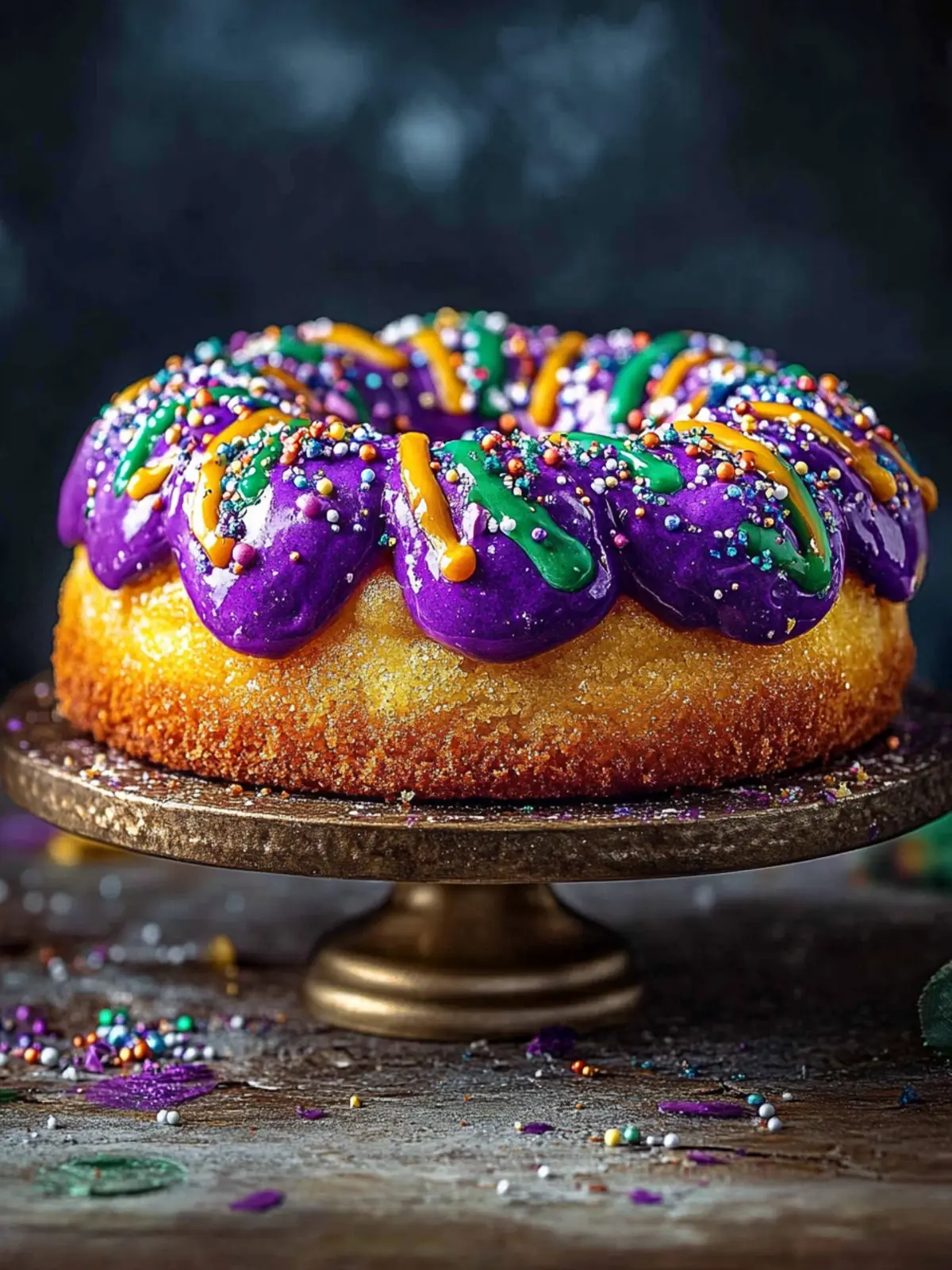 Deliciously Healthy Classic Mardi Gras King Cake Recipe 4 Classic Mardi Gras King Cake